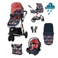 Giggle 2 in 1 i-Size Accessory Bundle Pretty Flamingo