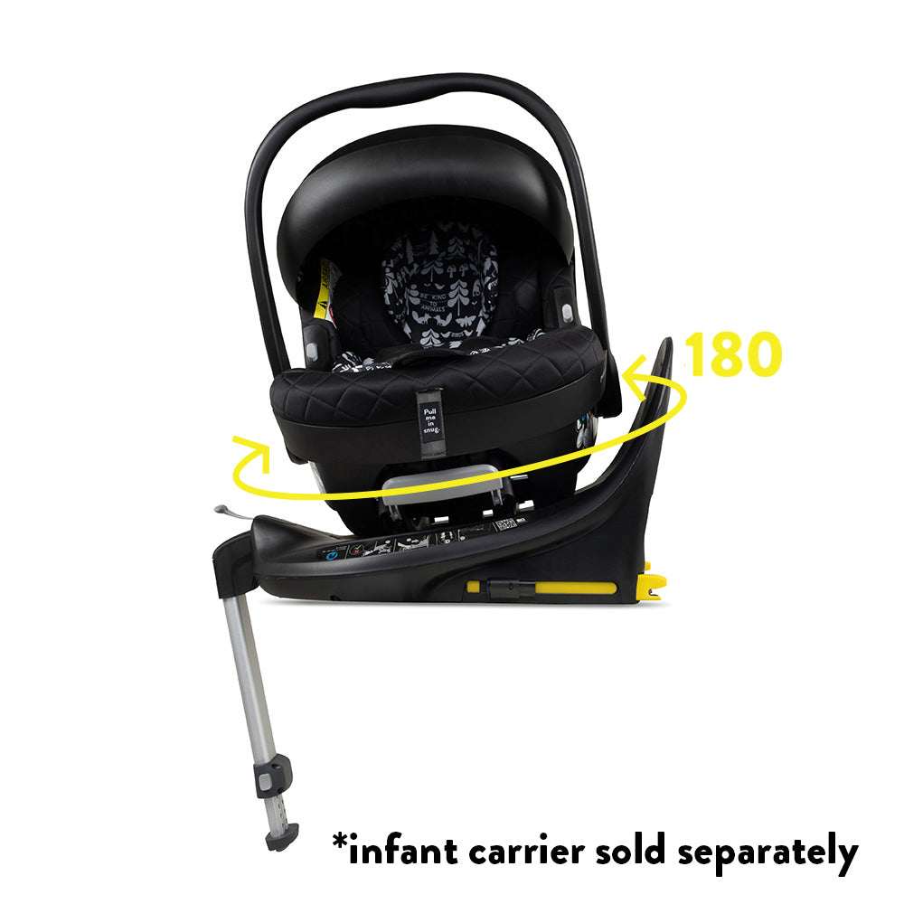 Rotating isofix base top
