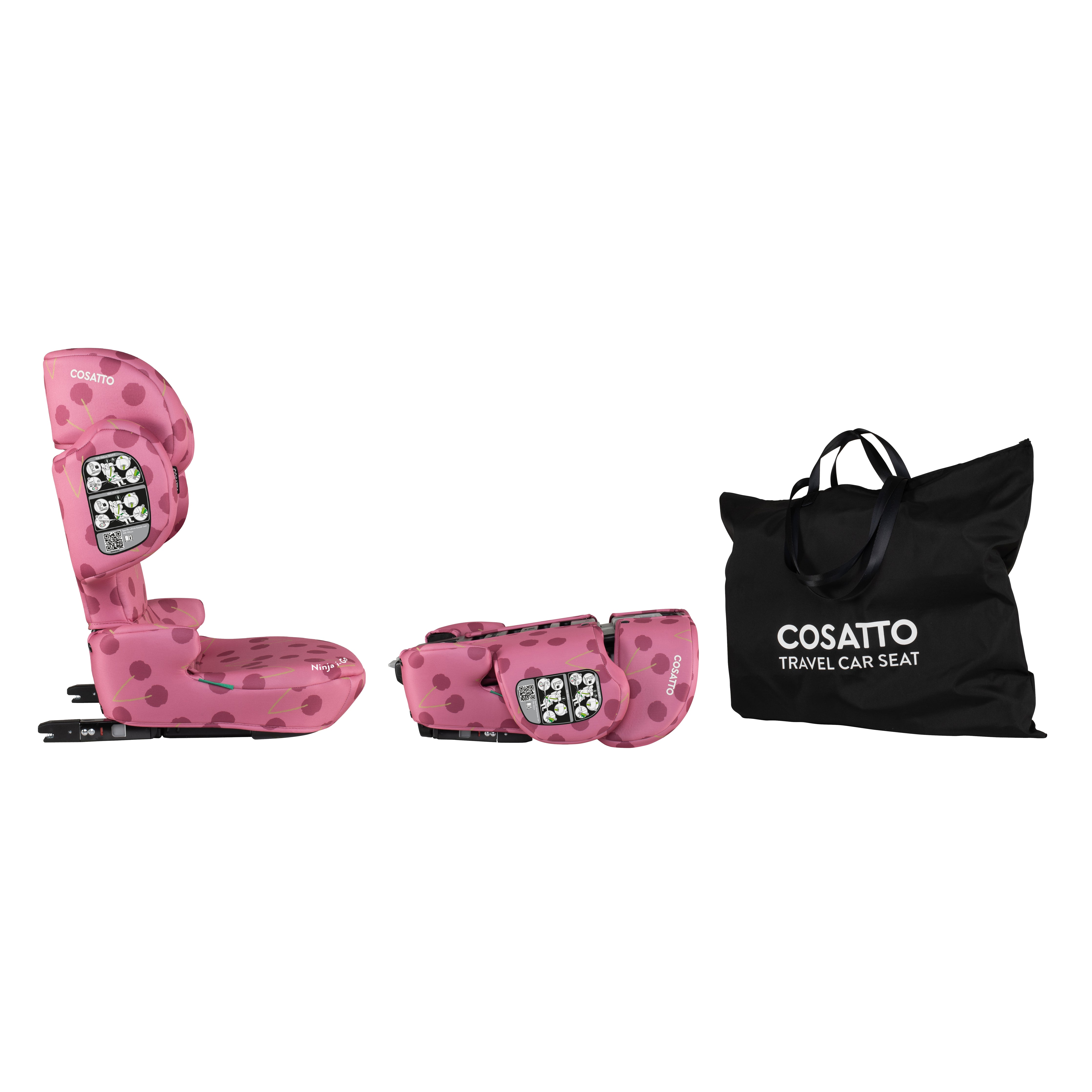 Ninja i-Go R129 Travel Car Seat Cherry Pie