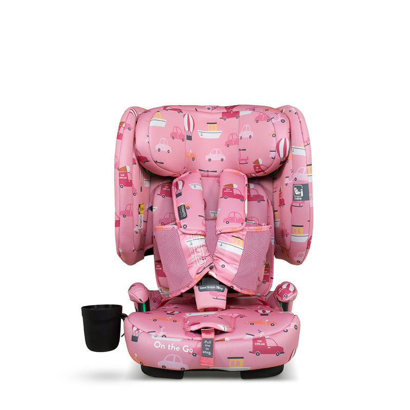 On The Go i-Size Travel Car Seat Itchy Feet Rosy - Carseat - Cosatto Store