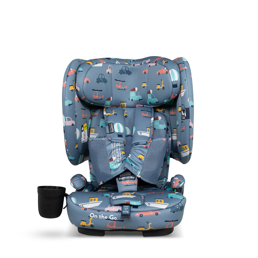 On The Go i-Size Travel Car Seat Itchy Feet Sky