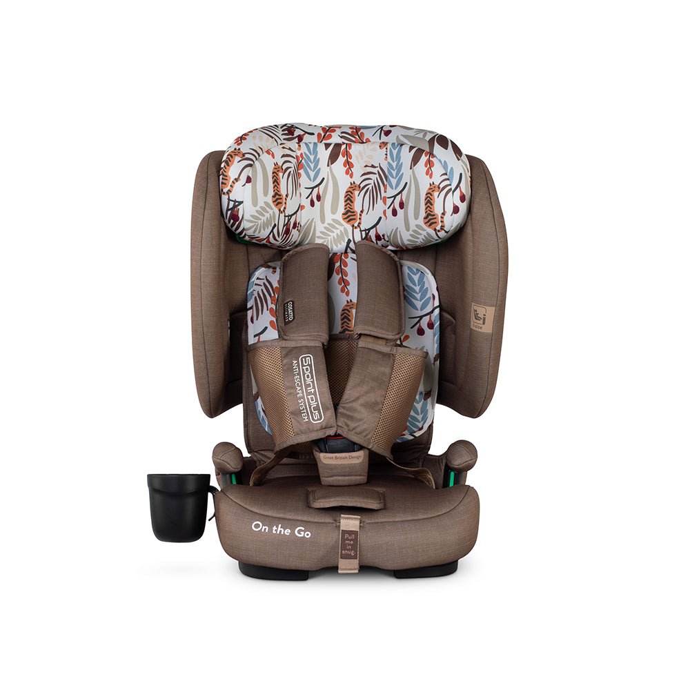 On The Go i-Size Travel Car Seat Tiger Tale