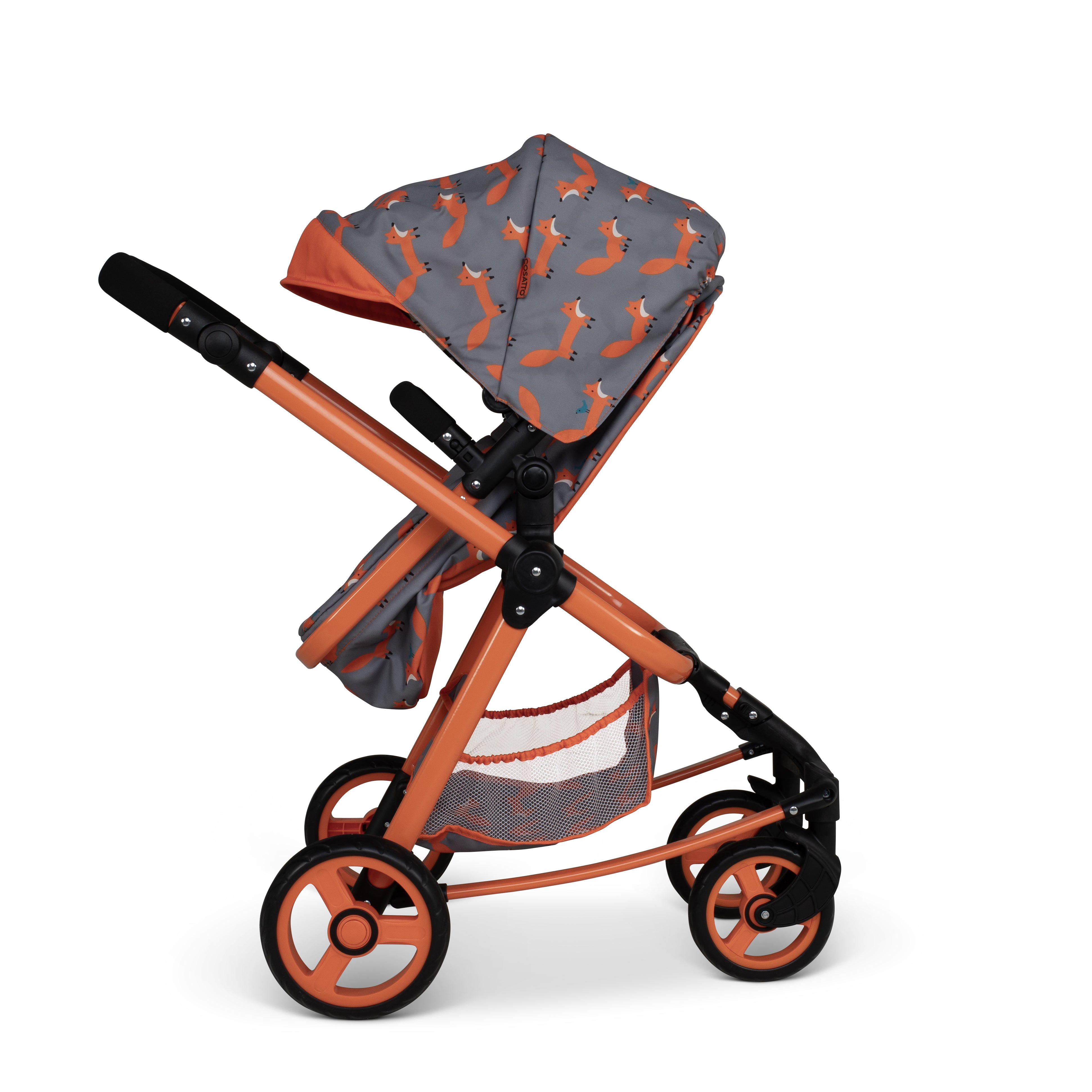 Giggle Quad Dolls Pram Charcoal Mister Fox