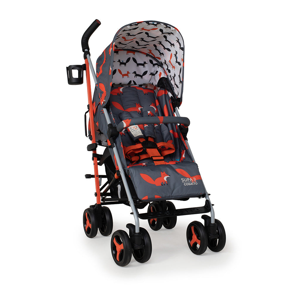 Ex Display Supa 3 Stroller Charcoal Mister Fox - Stroller - Cosatto Store