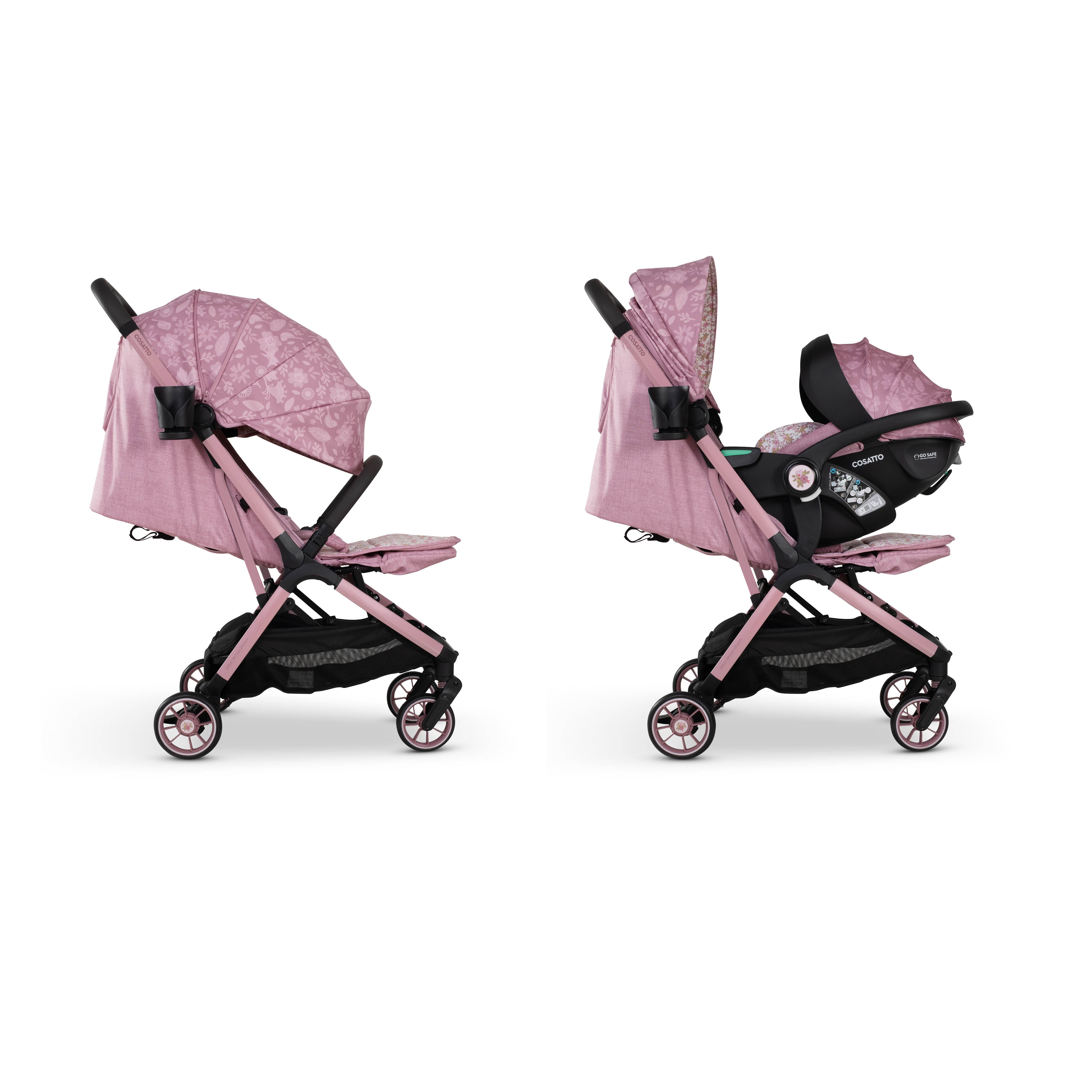 Woosh City Recline Car Seat Bundle Camille