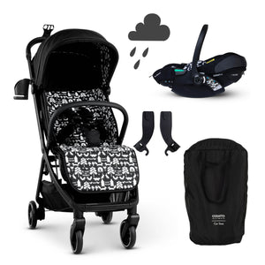 Woosh City Recline Car Seat Bundle Silhouette