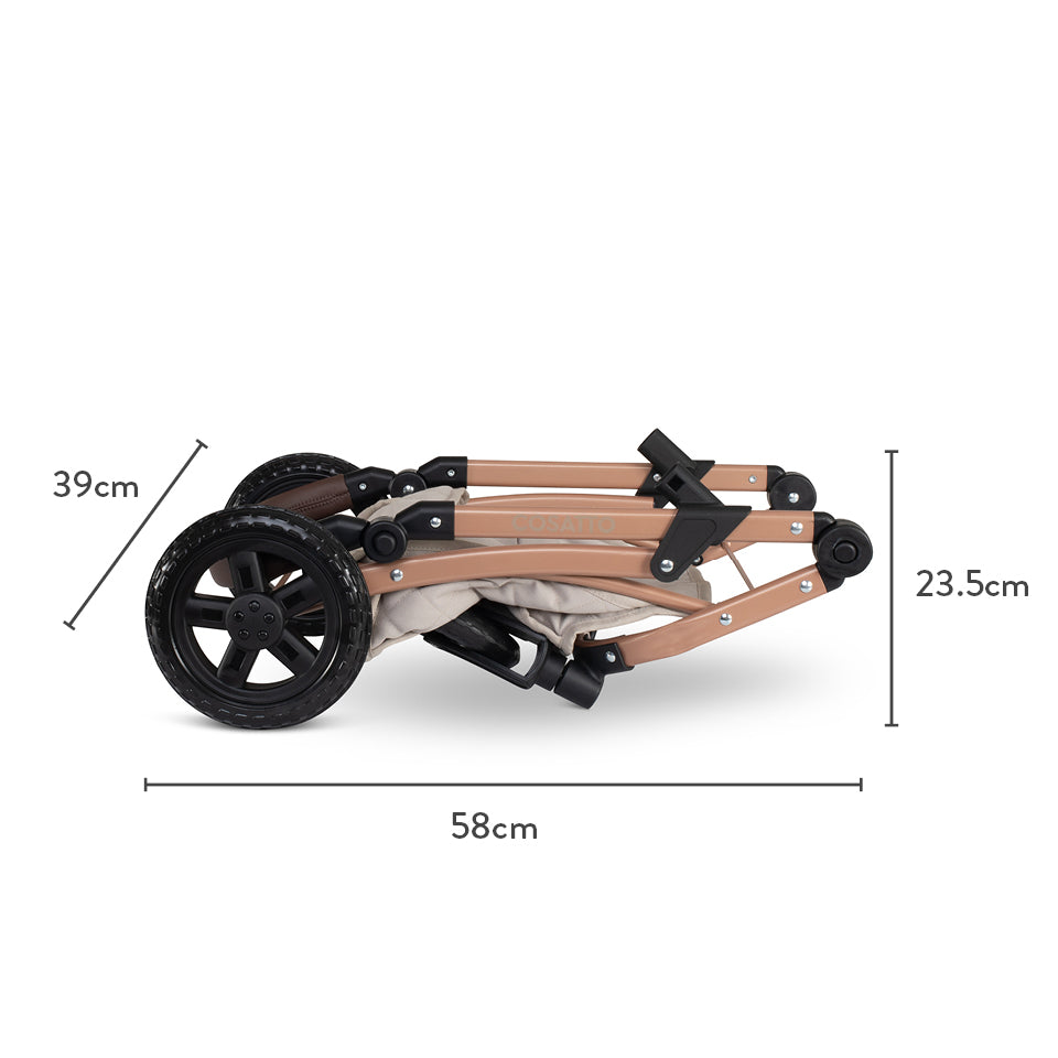 Wow 3 in 1 Dolls Pram Travel System Bundle Whisper - Dolls Pram - Cosatto Store