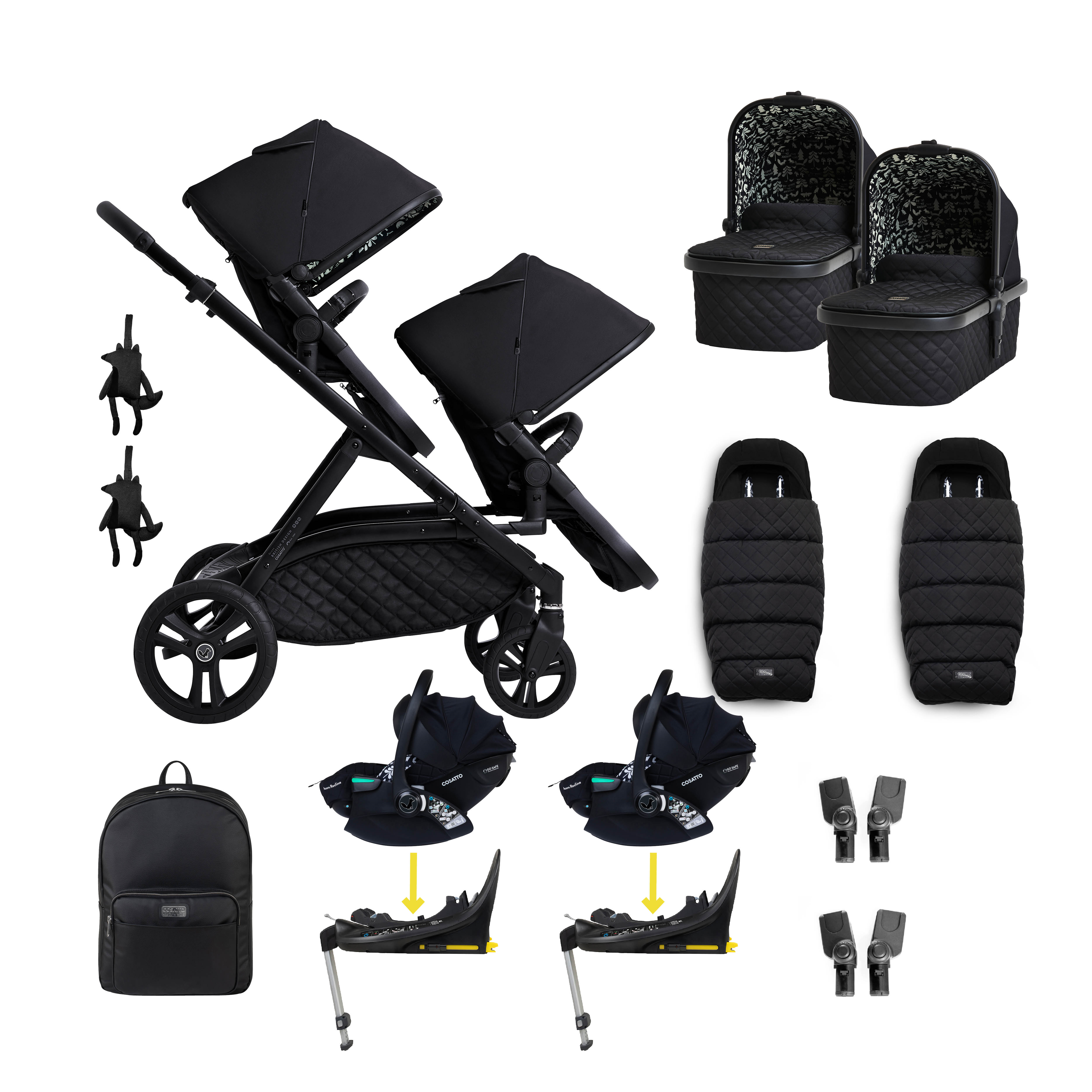 Wow XL Twin Rotate & Recline Everything Bundle Silhouette