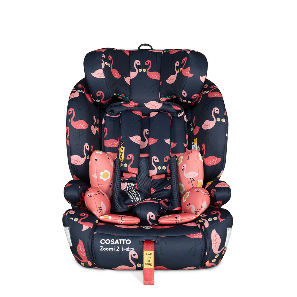 Ex display Zoomi 2 i-Size Car Seat Pretty Flamingo - Carseat - Cosatto Store