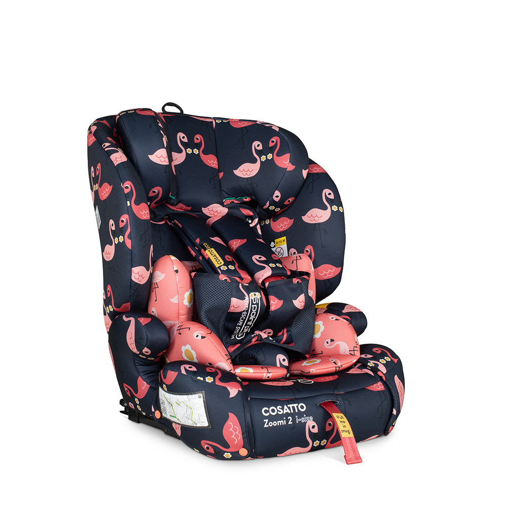 Ex display Zoomi 2 i-Size Car Seat Pretty Flamingo - Carseat - Cosatto Store