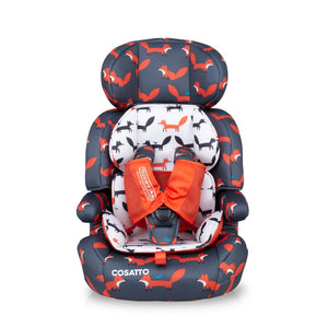 Zoomi Group 123 Car Seat Charcoal Mister Fox - Carseat - Cosatto Store