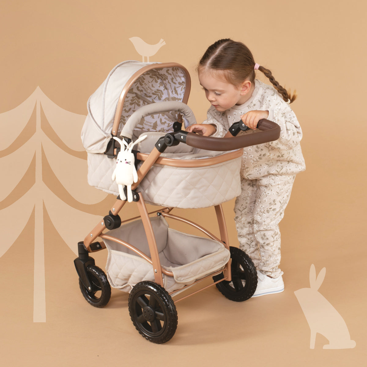 Wow 3 in 1 Dolls Pram Travel System Bundle Whisper - Dolls Pram - Cosatto Store