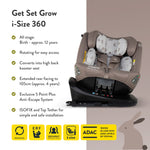 Get Set Grow i-Size 360 Car Seat Lollop