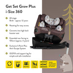 Get Set Grow Plus i-Size 360 Car Seat Bear Hug