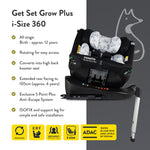 Get Set Grow Plus i-Size 360 Car Seat Foxed