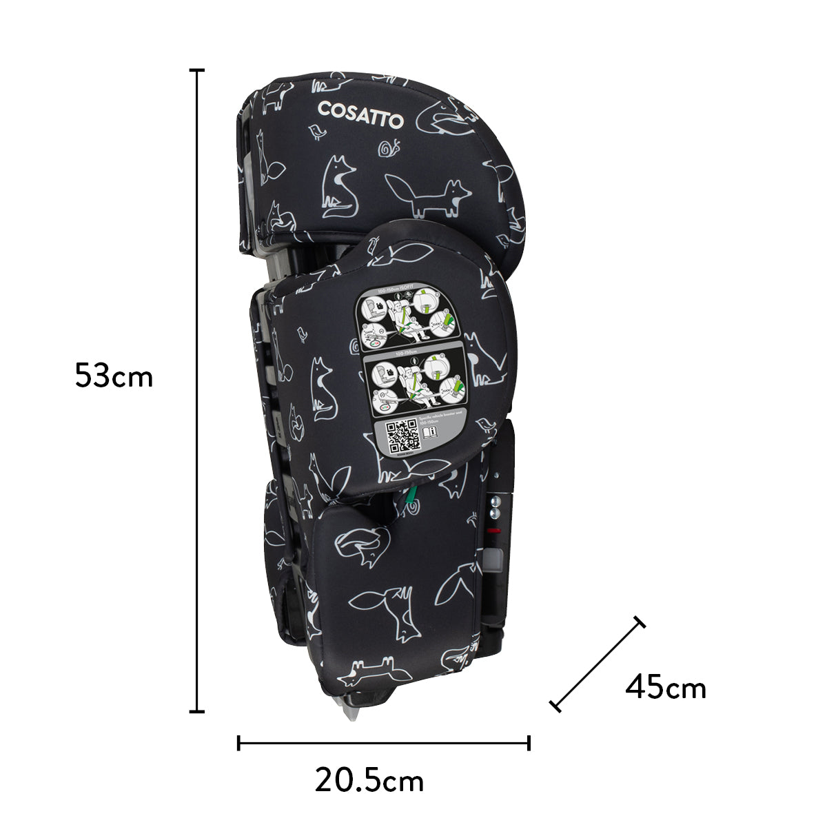 Ninja i-Go R129 Travel Car Seat Foxed