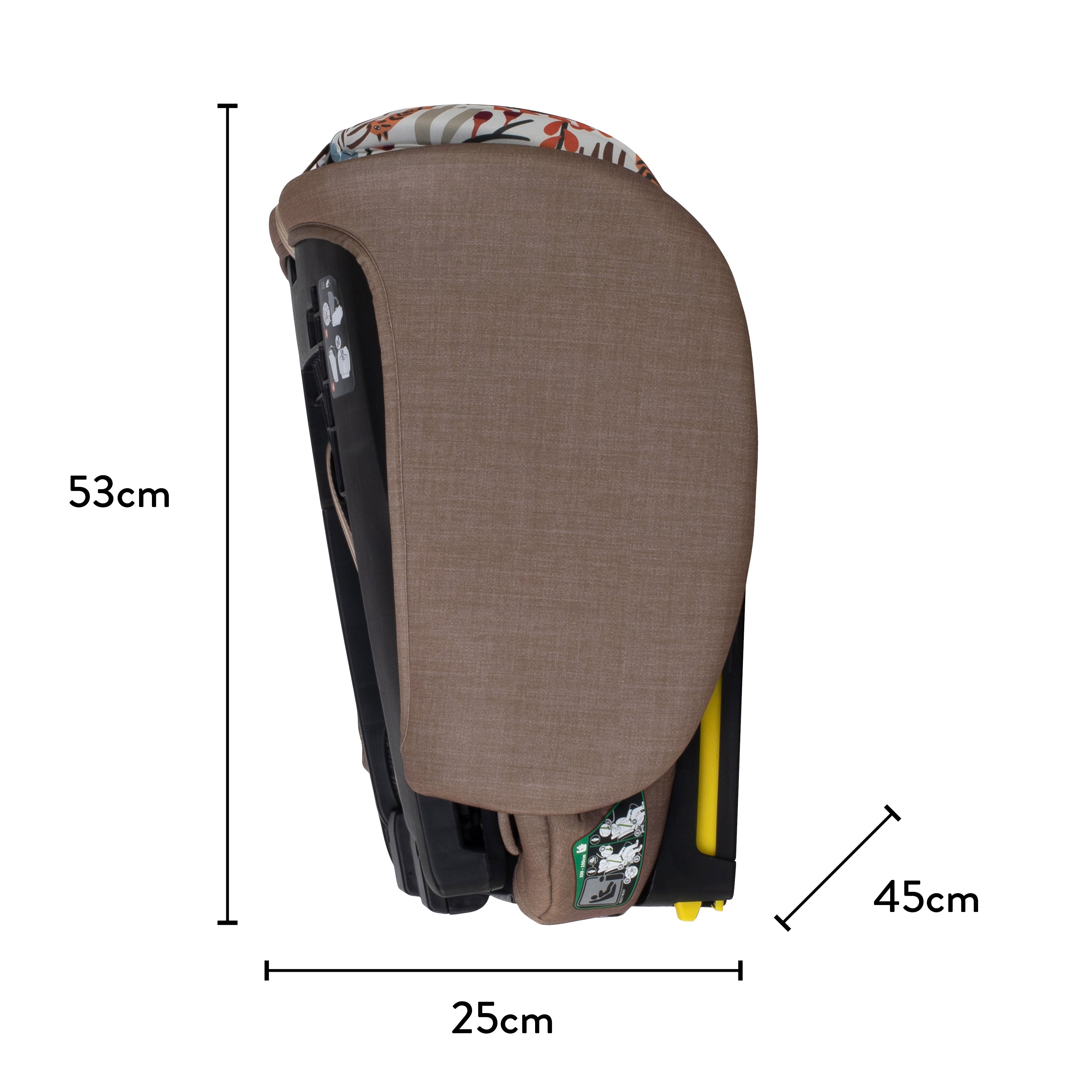 On The Go i-Size Travel Car Seat Tiger Tale