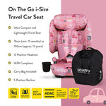 On The Go i-Size Travel Car Seat Itchy Feet Rosy