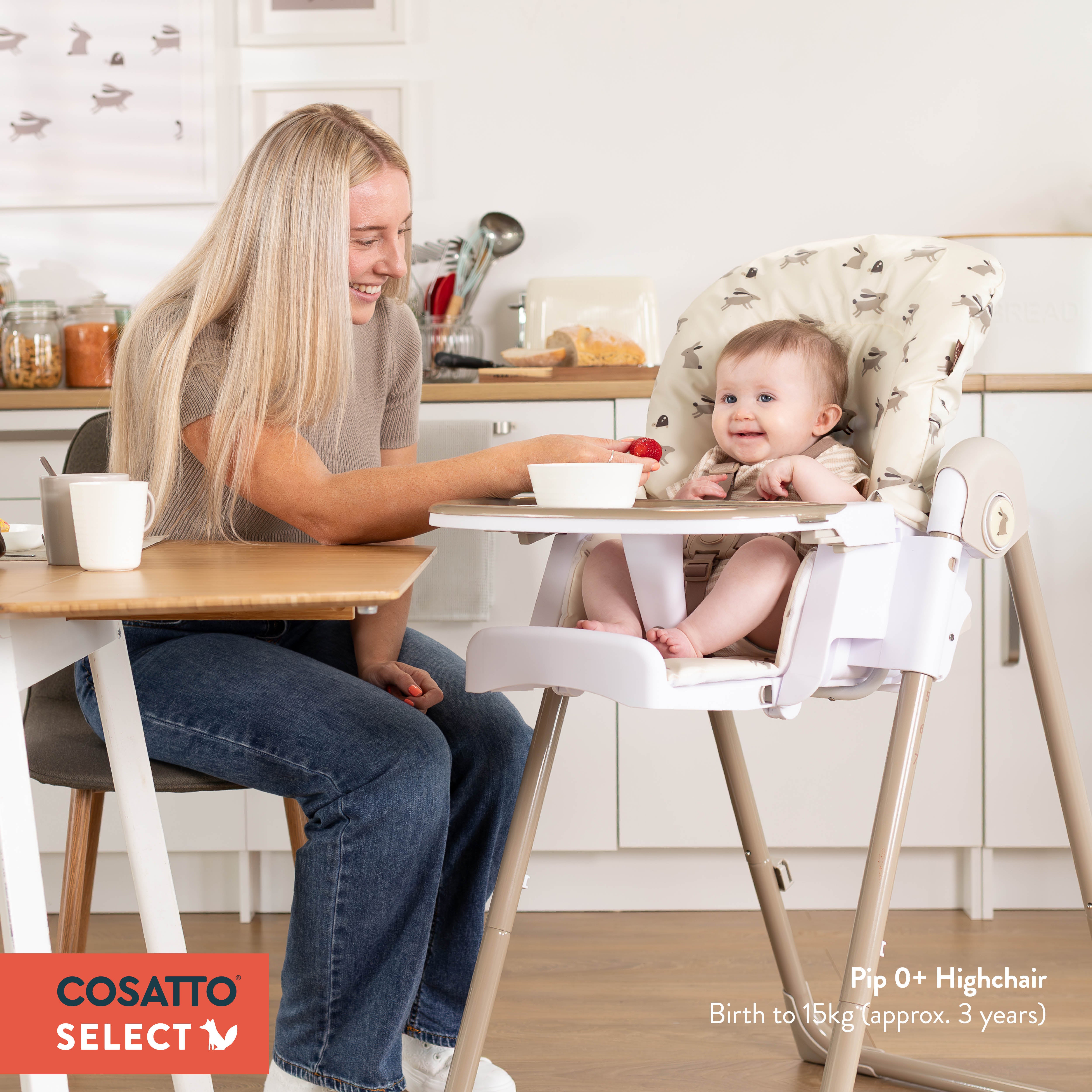 Pip 0+ Highchair Cherry Pie