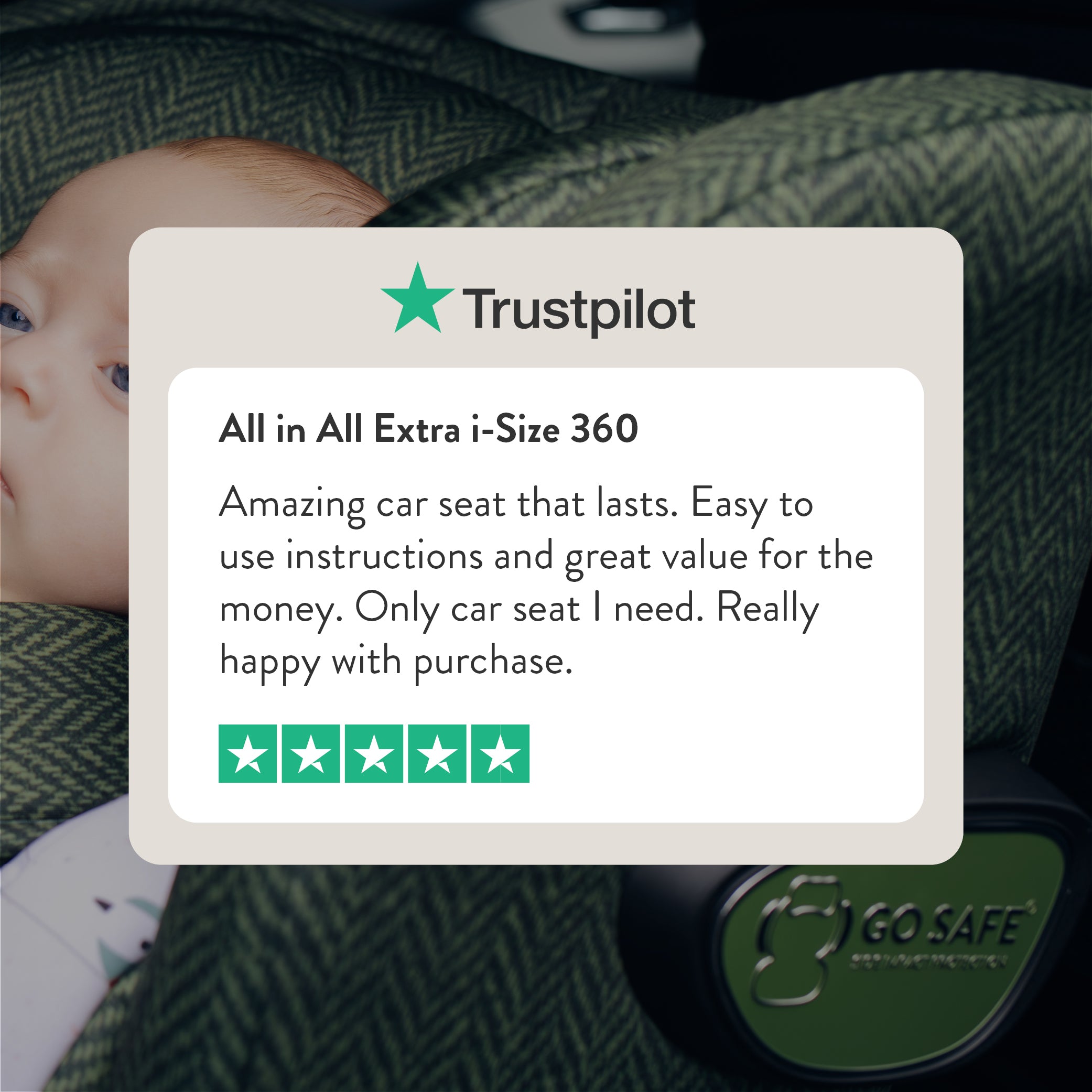 All in All Extra i-Size 360 Car Seat Silhouette