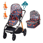 Wow XL Pram & Pushchair Charcoal Mister Fox - Pram and Pushchair - Cosatto Store