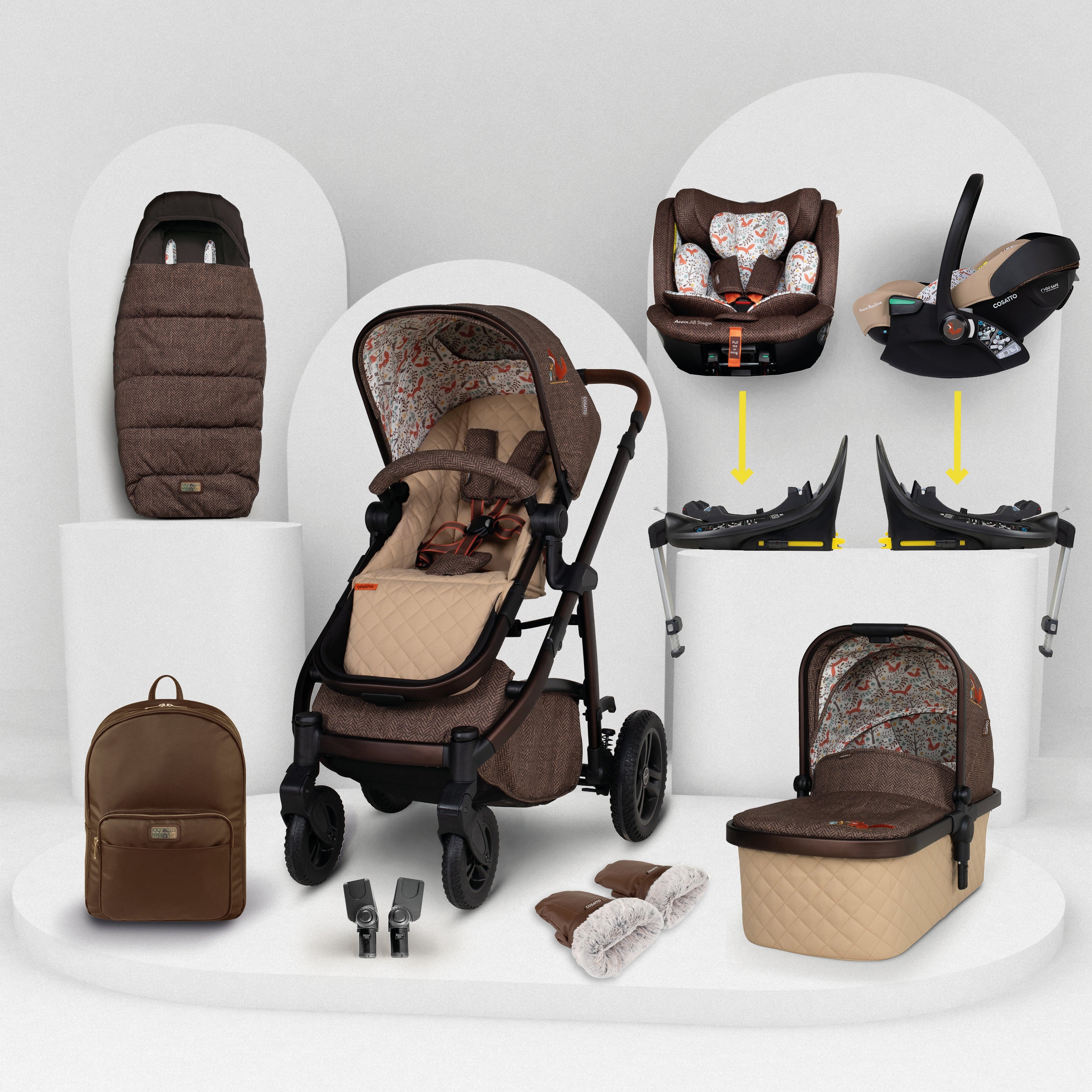 Wow 3 All Stage Family Rotate & Recline 2 Base Bundle Foxford Hall