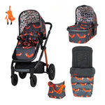 Wow 2 Accessory Bundle Charcoal Mister Fox - Bundle - Cosatto Store