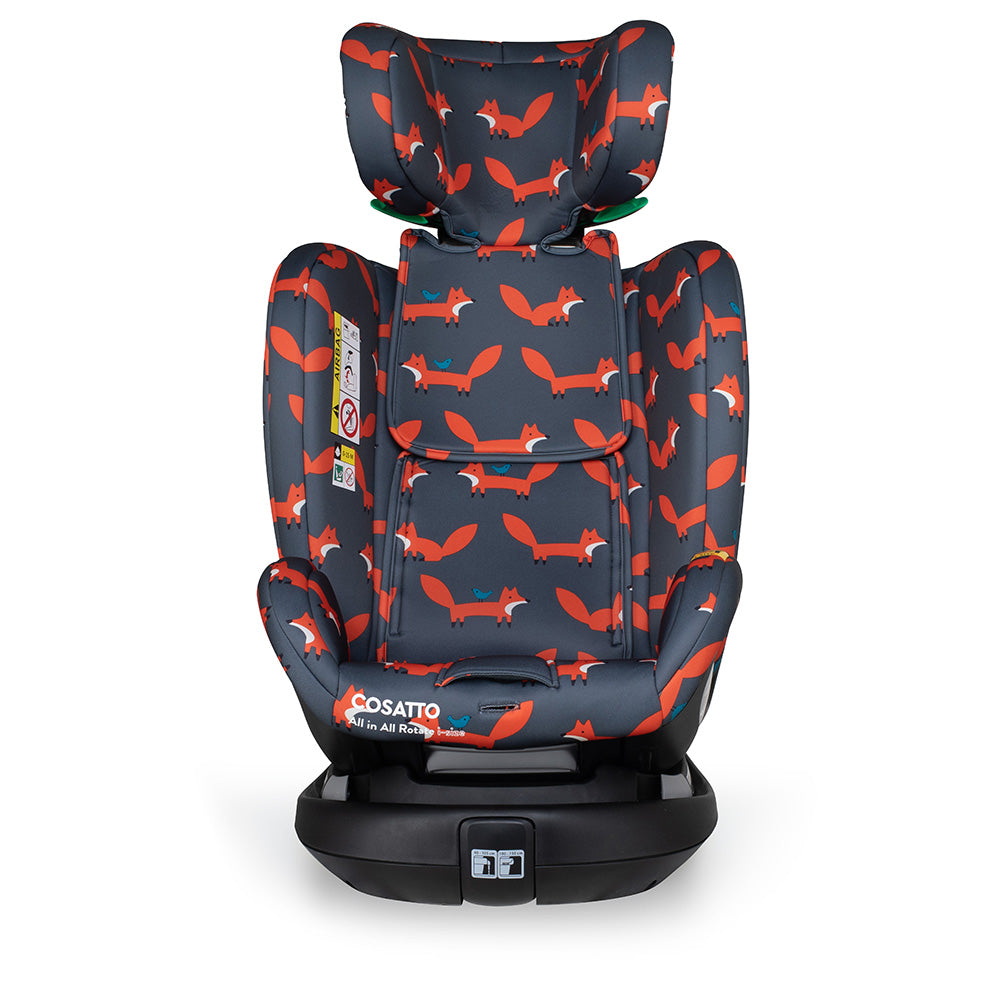 All in All 360 Rotate i-Size Car Seat Charcoal Mister Fox