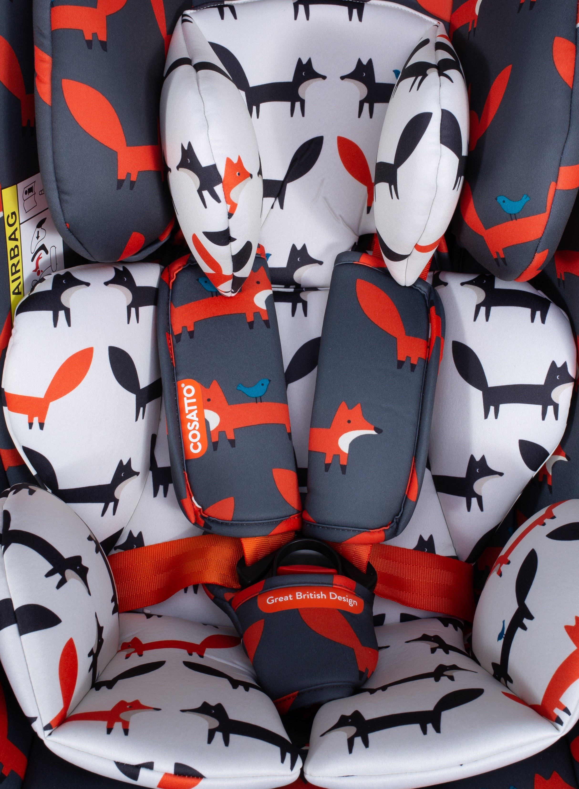 Ex Display All in All Rotate Group 0+123 Car Seat Charcoal Mister Fox - Carseat - Cosatto Store