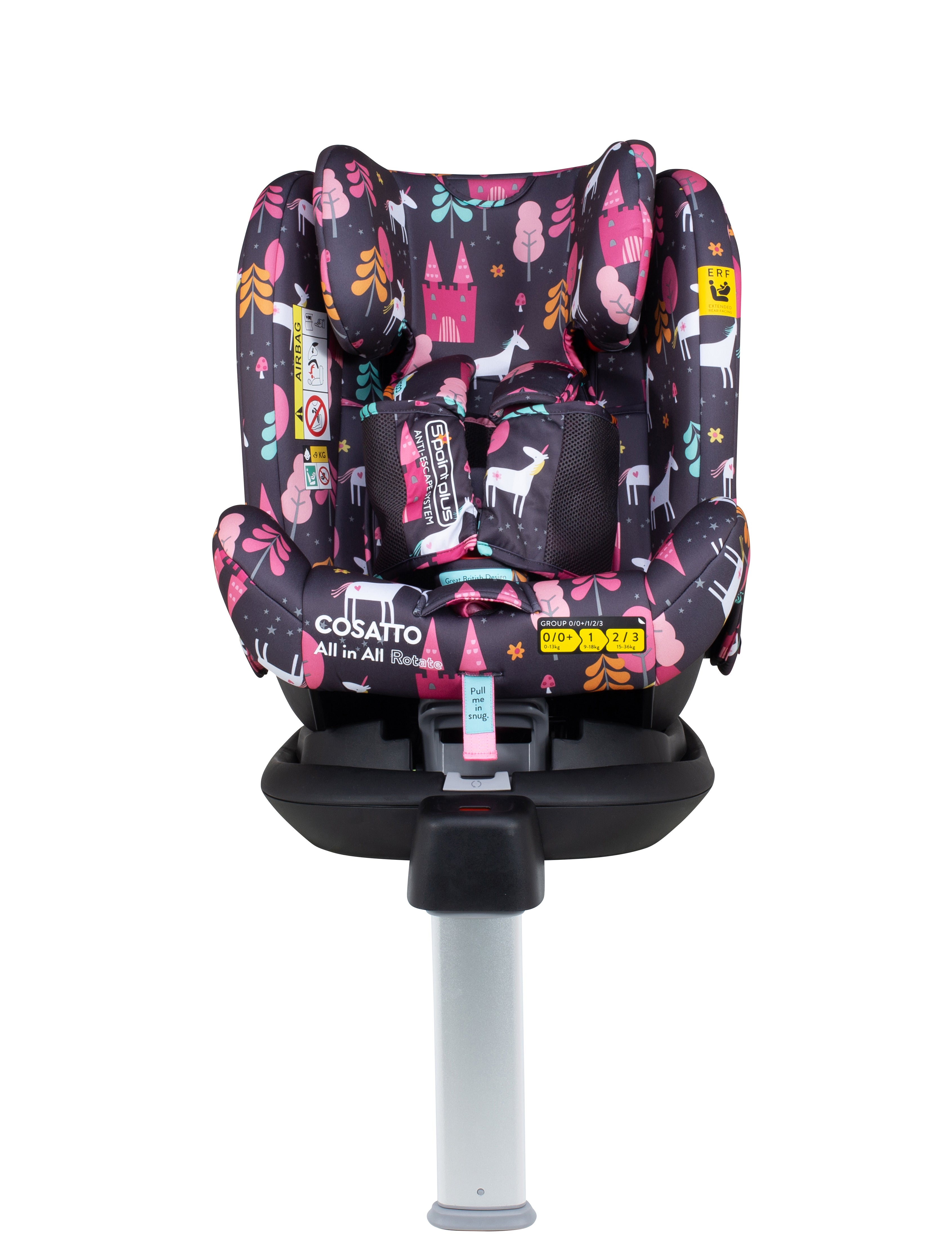 All in All Rotate Group 0+123 Car Seat Unicorn Land