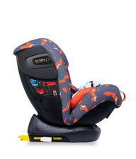 All in All + Group 0+123 Car Seat Charcoal Mister Fox