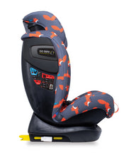 All in All + Group 0+123 Car Seat Charcoal Mister Fox