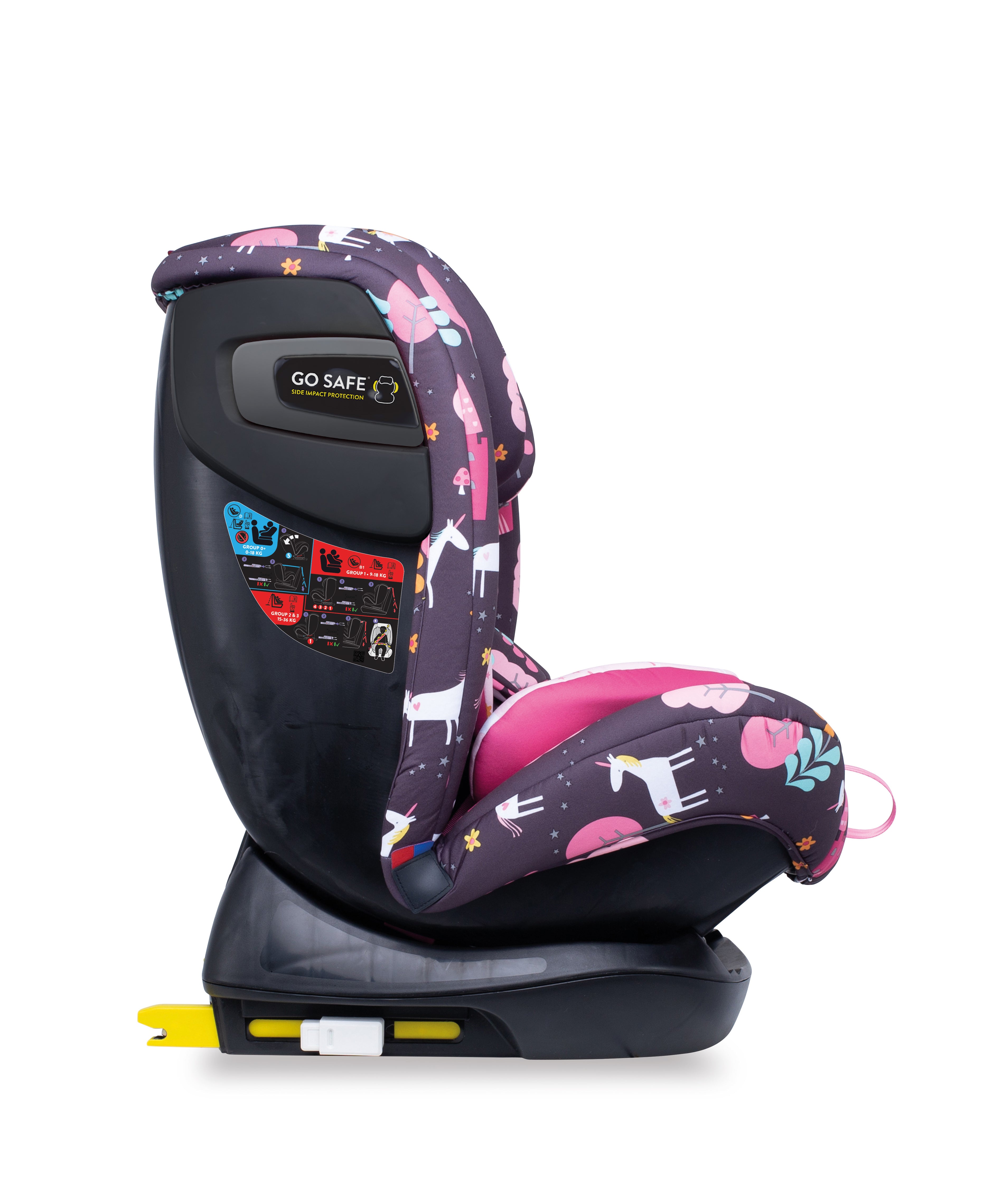 Cosatto hubbub isofix best sale unicorn