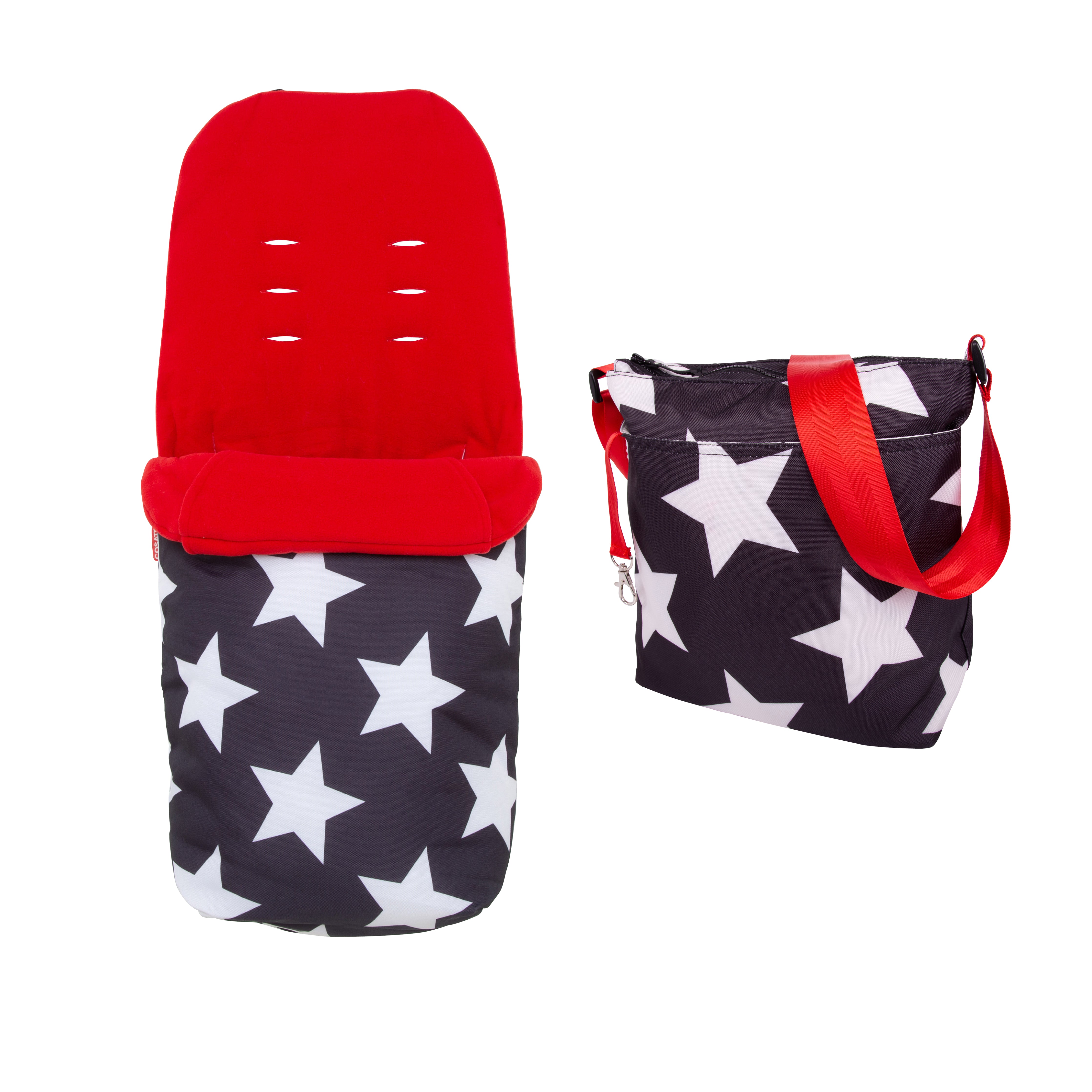 Cosatto Changing Bag and Footmuff Bundle All Star