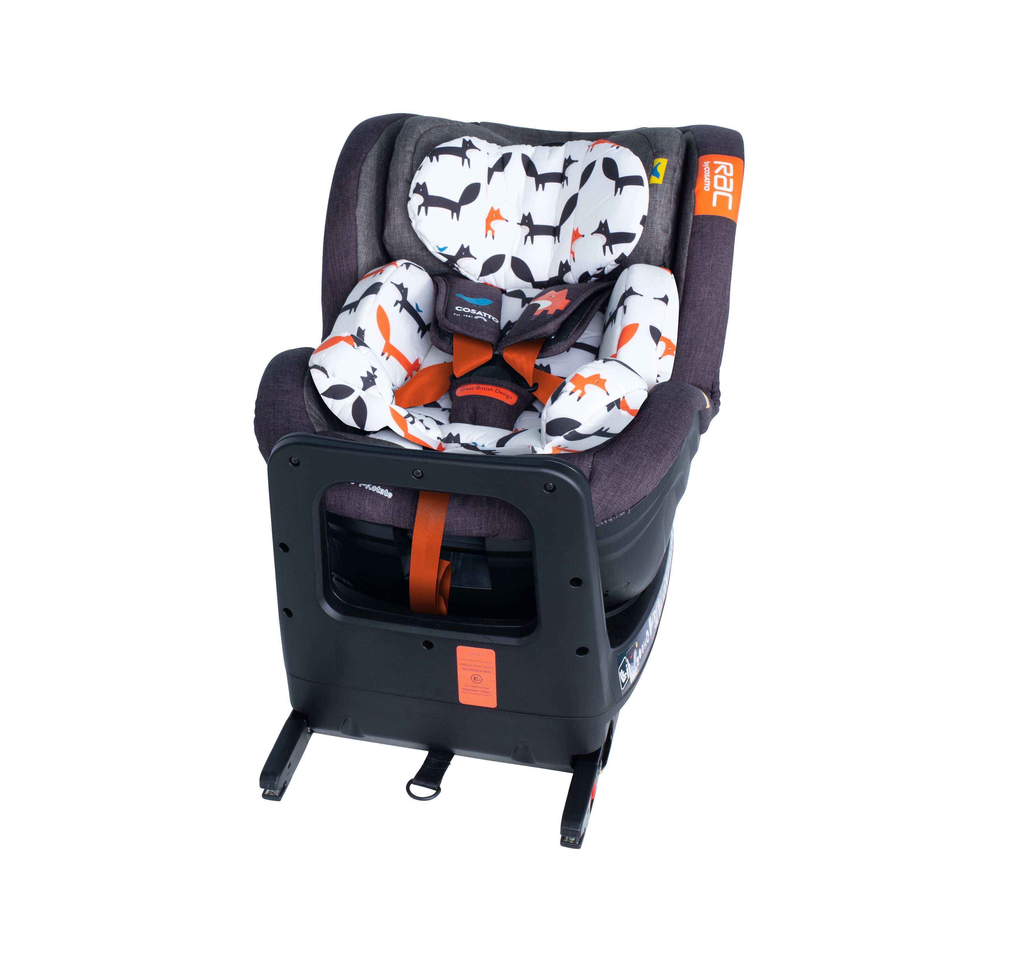 Come and Go i-rotate i-size Car seat Mister Fox