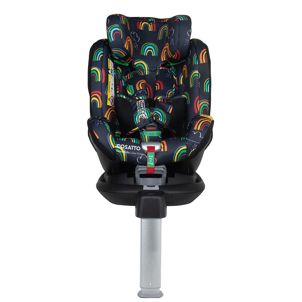 Come and Go i Size 360 Rotate Car Seat Disco Rainbow 5PP