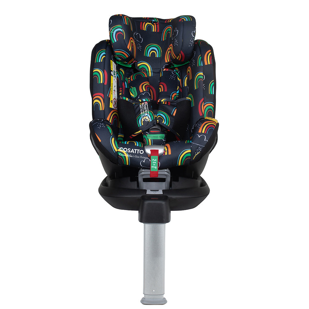 Come and Go i-Size 360 Rotate Car Seat Disco Rainbow (5PP)