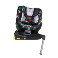 Come and Go i-Size 360 Rotate Car Seat Disco Rainbow (5PP)