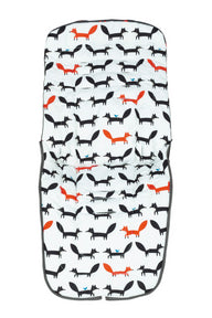 Cosatto Footmuff Charcoal Mister Fox