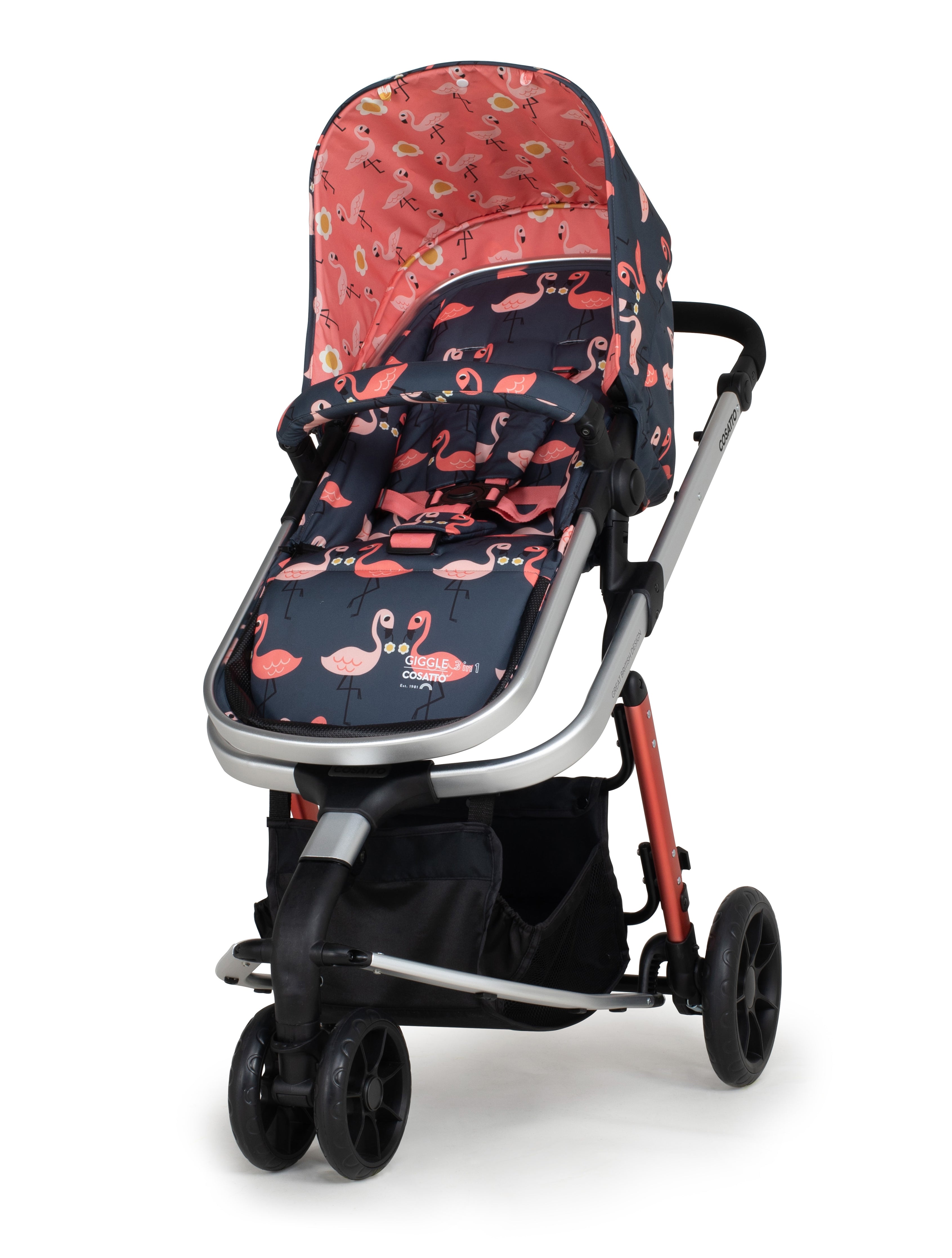 Giggle 3 in 1 Bundle Pretty Flamingo