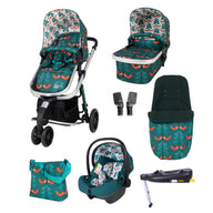 Giggle 3 in 1 i-Size Everything Bundle Fox Friends