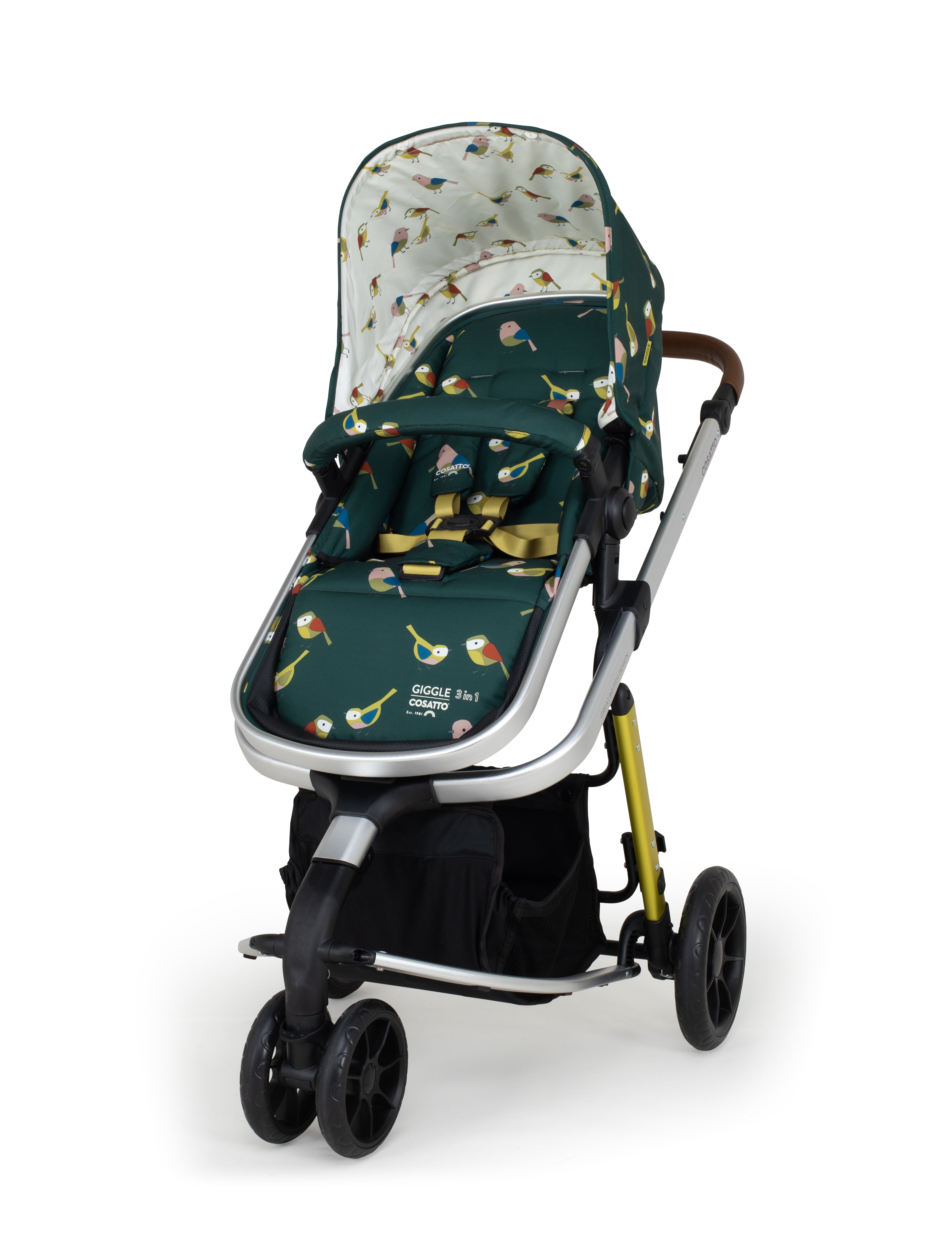 Ex Display Giggle 3 in 1 Carseat Bundle Birdland