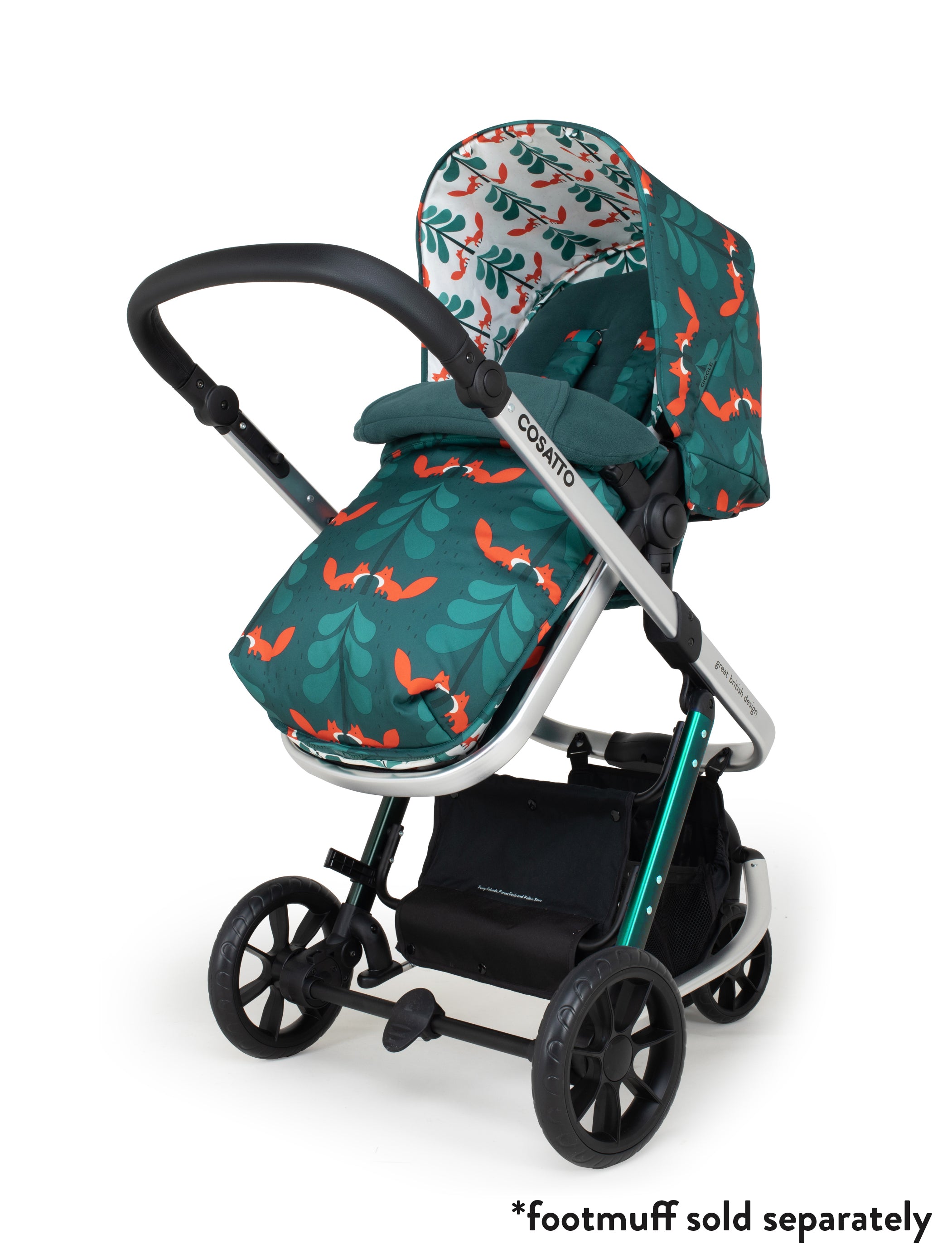 Giggle 3 in 1 Carseat Bundle Fox Friends