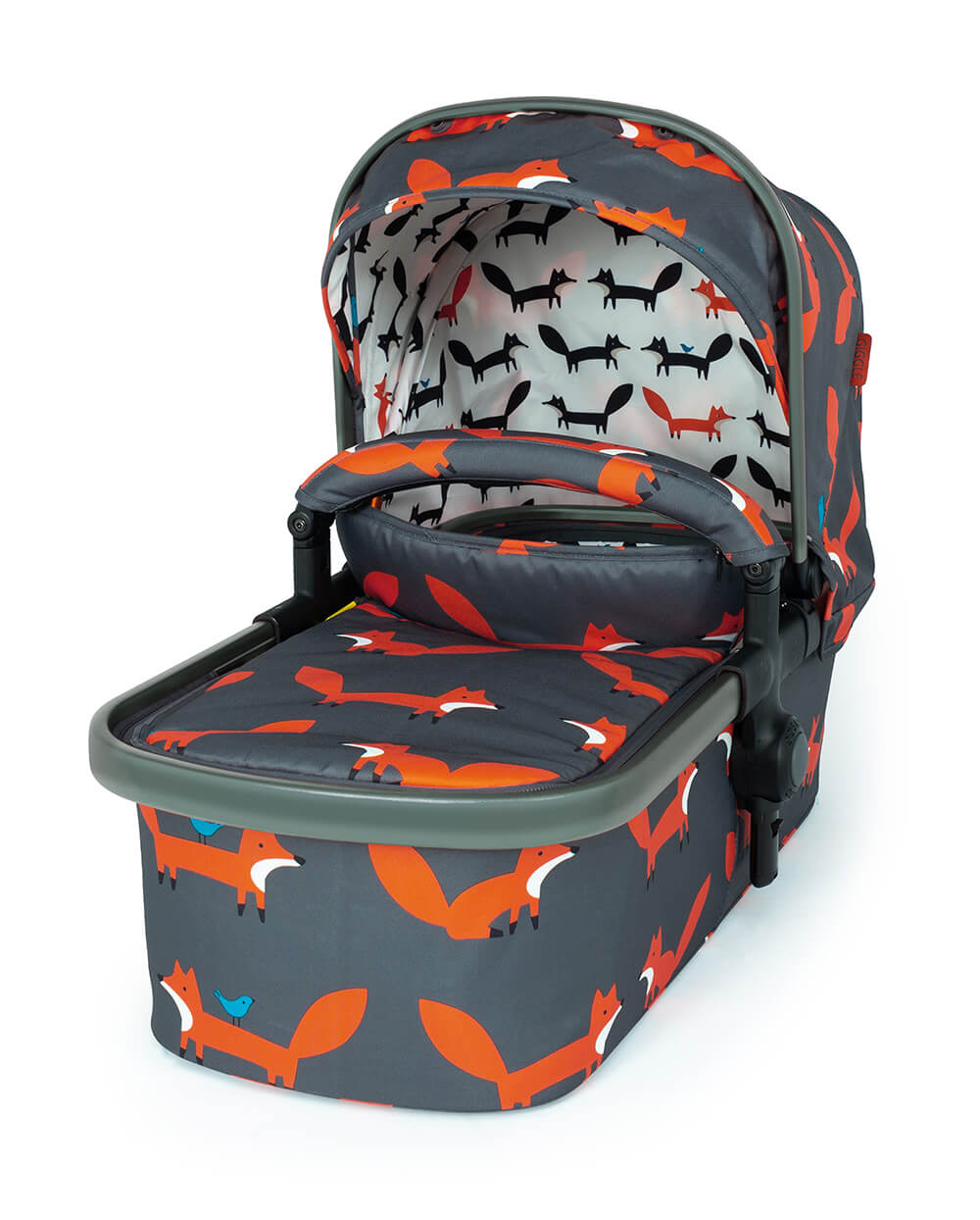 Giggle Quad Car Seat Bundle Charcoal Mister Fox