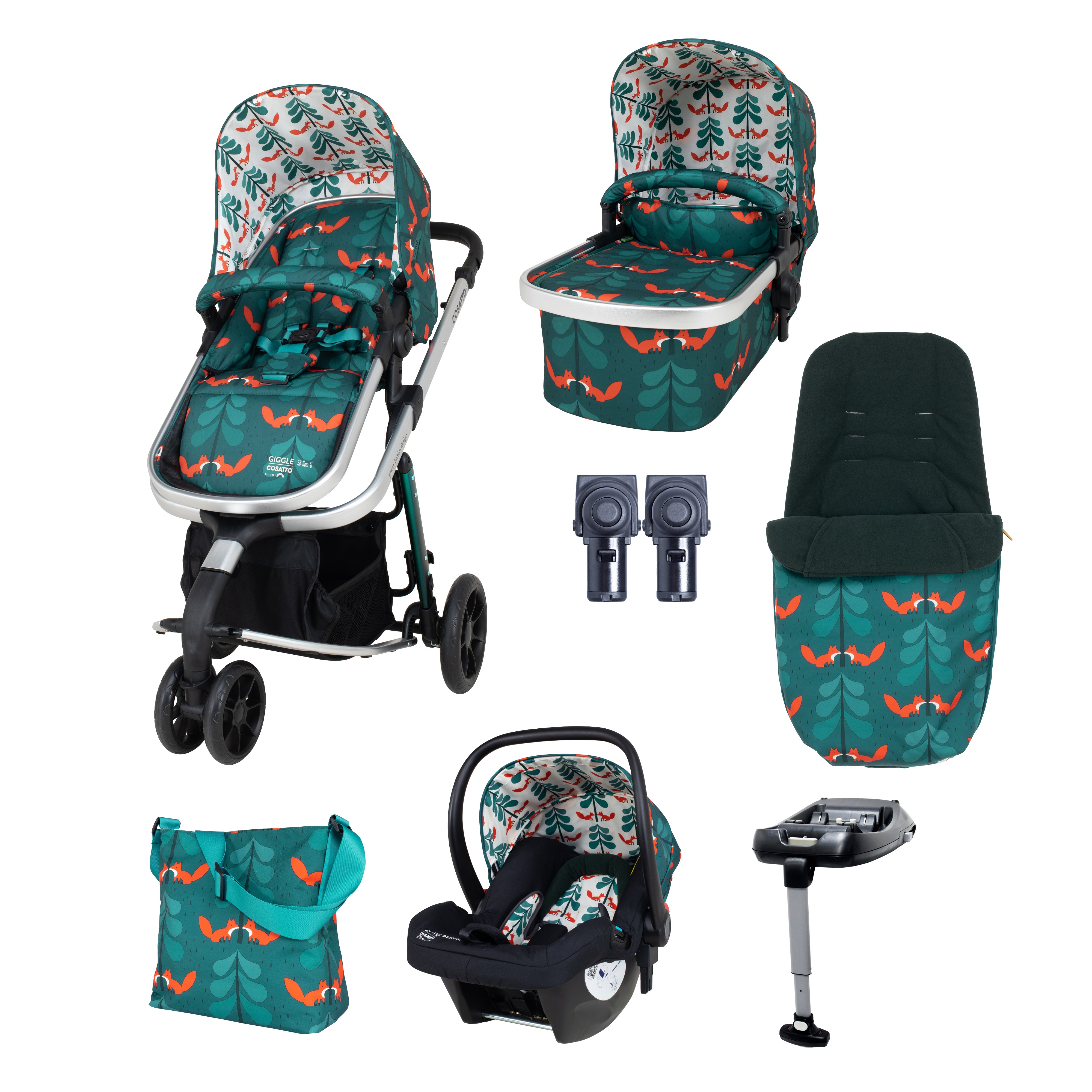 Giggle 3 in 1 Everything Bundle Fox Friends Cosatto Store