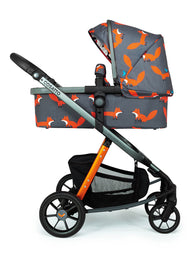 Giggle Quad Car Seat Bundle Charcoal Mister Fox