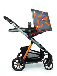 Giggle Quad Car Seat Bundle Charcoal Mister Fox