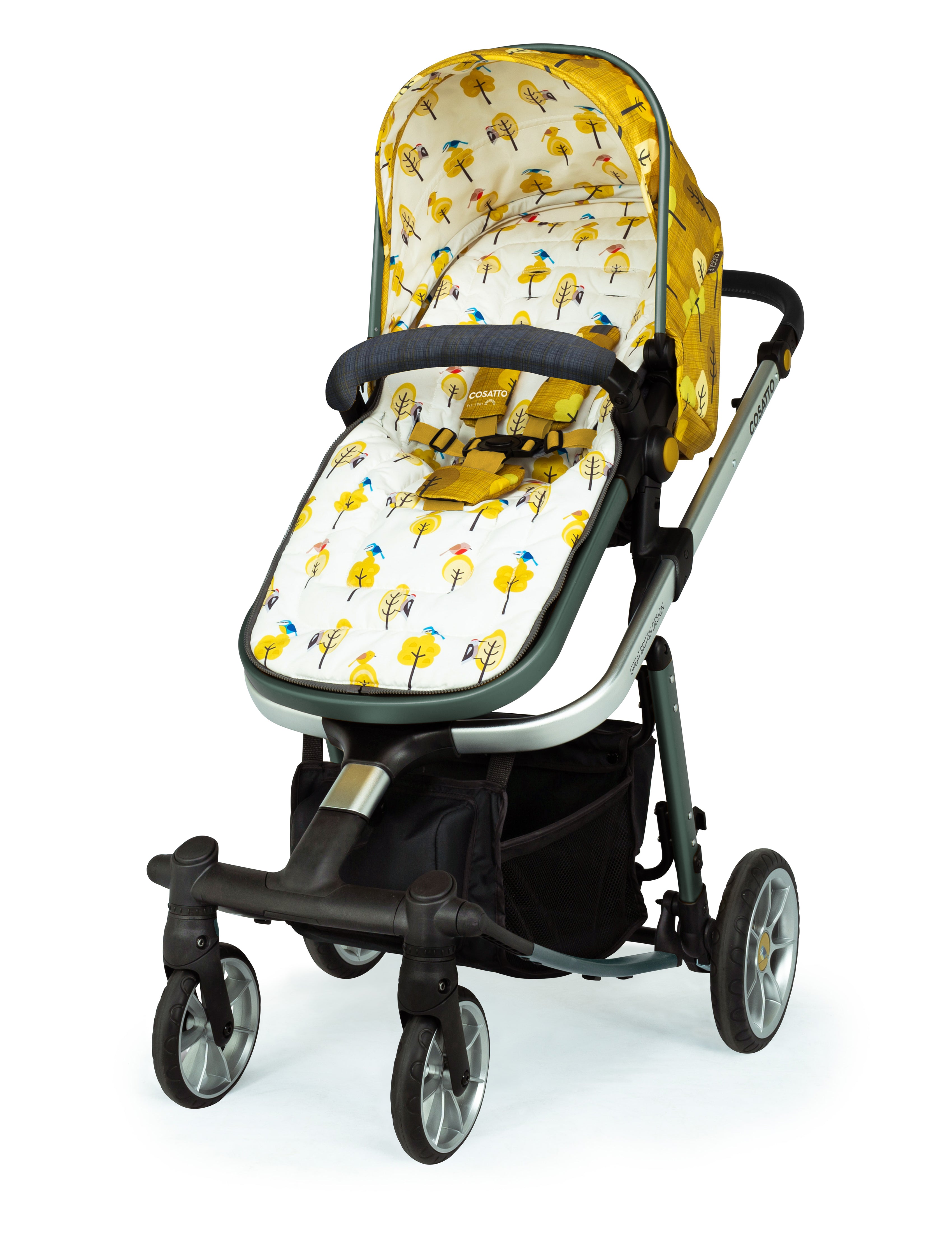 Giggle Quad Pram and Pushchair Spot The Birdie Cosatto Store
