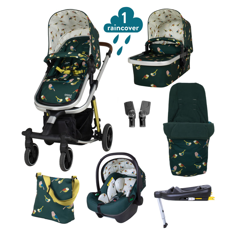 Giggle Trail 3 in 1 i-Size Everything Bundle Birdland - Bundle - Cosatto Store