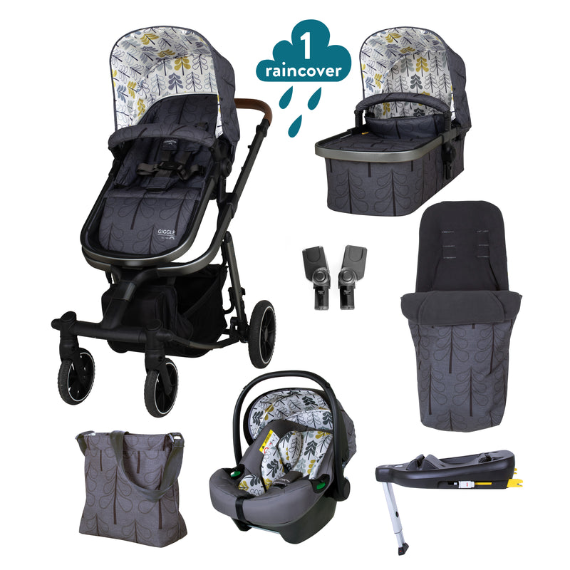 Giggle Trail 3 in 1 i-Size Everything Bundle Fika Forest - Bundle - Cosatto Store